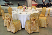 Оформление свадьбы М&О в персиковых тонах в ресторане Траттория от дизайн студии Melissa
